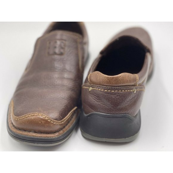 LAOKS Men's Size  2 Tone Brown Plain Toe Walking O - Picture 2 of 4